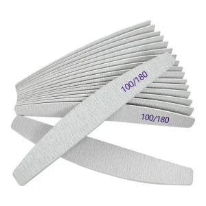 Professional Manicure Tools Double Sided Fingernails Square Thin 80/100/180 Nail File