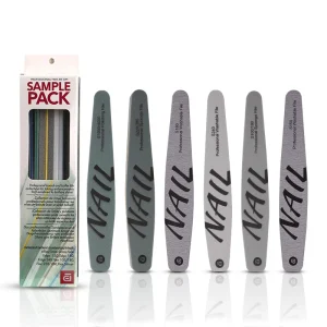 Professional Manicure Tools High Quality 6 Piece Nail File Set 100 180 220 280 Fingernail Buffers Strip Sponge Sand Strip Set