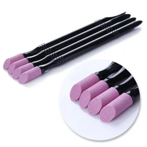 Professional Manicure Tools Nail File Cuticle Stone Pusher Nail Sanding Sticks Cuticle Remover Trimmer Buffer