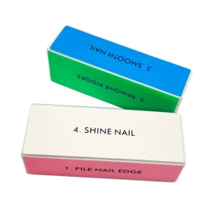 Professional Mini Disposable Soft Emery Finger Remover 4 Side Sandpaper Block Tools Nail File Buffer Art Sanding Polish Sponge
