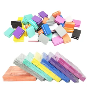 Professional Mini Nail Art Buffer 100 180 Sandpaper Manicure Care File Sanding Polishing EVA Nail Files Grinding Equipment Tool