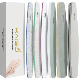 Professional Mini Nail File Set Lime Nails Care Tools Emery Board Double Side Toe Pedicure Manicure Salon Polishing Buffer Kits