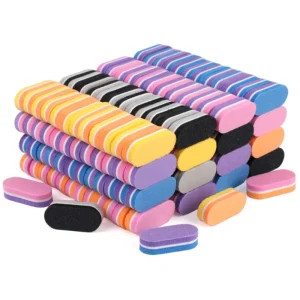 Professional Mini Nail File Sponge Round Sponge Mini Nail Buffer Manicure Tools