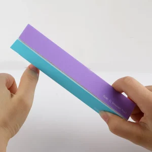 Professional Mini Rectangular Sponge Nail File Blocks 4 Sides Shiny Polish Sanding Buffing Fingernails Buffer for Salon