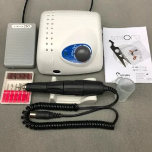 Professional Multi Function Nail Drill Machine 35000rpm High Power Steel Tool for Pedicure Polish & Nail Art