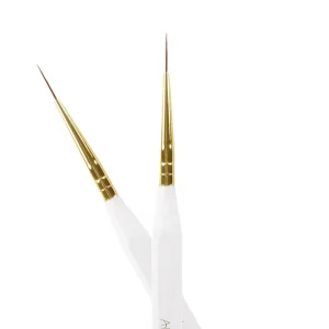 Professional Nail Art Brush Set Wood Handle Synthetic Hair Nylon Liner Nail Beauty Direct Source