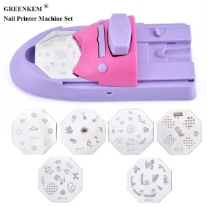 Professional Nail Art Stamping Kit Printer Drawing Printing Pattern Manicure Tool Stamper DIY Nail Printer Machine Set