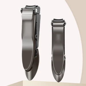 Professional Nail Clipper High Quality Black Stainless Steel Cutters Manicure Pedicure Cuticle Care for Thick Nails