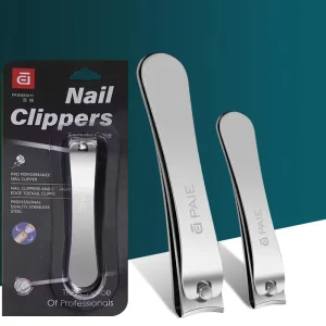 Professional Nail Clippers Ultra Sharp Sturdy Fingernail and Toenail Clipper Large & Small Nail Cutter with Package