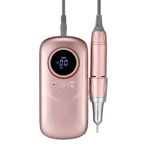 Professional Nail Drill Machine Portable Pink White 35000rpm Cordless for Nails