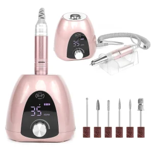 Professional Nail Drill Manicure Machine OEM ODM Electric 35000 RPM Nail Drill Machine