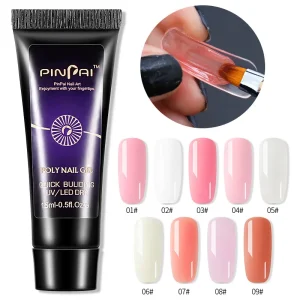 Professional Nail Extension UV Gel Polish Liquid Non Toxic Long Lasting 15ml DIY Nail Art Design Organic No Chipping No Odor
