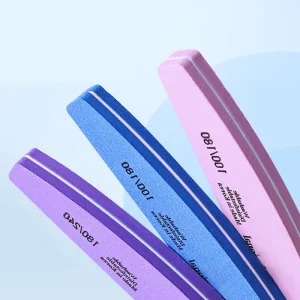 Professional Nail File Buffer Double Side 100 180 Grit Sanding