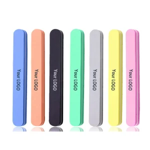 Professional Nail File Buffer Double Side 100 180 Grit Sanding Washable Manicure Tool
