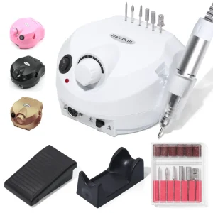 Professional Nail File Drill Portable 35000RPM Rechargeable Electric Nail Drill Machine