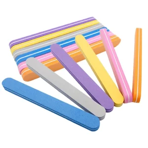 Professional Nail Files 100/180 Washable Nail Art Sanding Buffing Manicure Tools Set Polish Buffer Removal Sponge