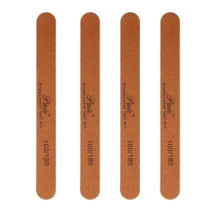 Professional Nail Files Double Sided 100 180 Grit Washable Buffer File