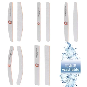 Professional Nail Files for Manicure Mix Shape 80 100 120 150 180 Grit Sandpaper Cuticle Remover Buffer File Manicure Tool