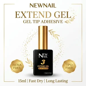 Professional Nail Glue Brushing on Nail Soft Gel Tips Glue Soak Off Strong Sticky 15ml UV Extend Gel Glue