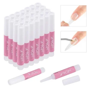 Professional Nail Glue for Acrylic Nails & Press On Nails Non Toxic Fast Drying Long Lasting Adhesive