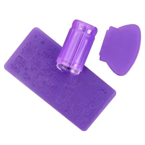 Professional Nail Polish Stamp 24 Styles Patterns 120*60mm Plastic Template Popular Nail Art Stamp