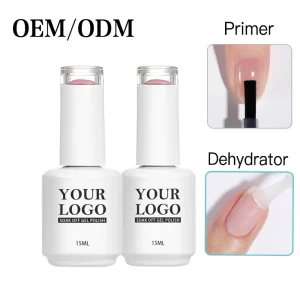 Professional Nail Primer and Dehydrator Gel 15ml Sticky Base Coat Prep for Long Lasting Nail Art Polish