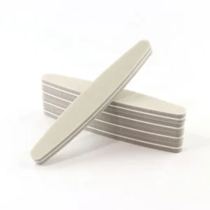 Professional Nail Salon Reusable Oval Grey Emery Nail Buffer Dual Sided 80 100 120 150 180 220 240 Grit Miracle Sponge File