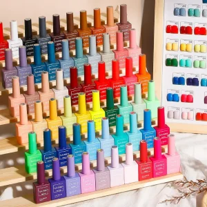Professional Nail Salon Use Easy Apply 15ml 60 Colors Soak Off UV Gel Nail Polish