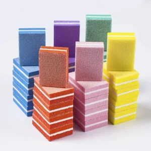Professional Nail Sanding Buffer Block Sponge File Double Sided Mini Nail Art Files Polisher Polishing Manicure Kit