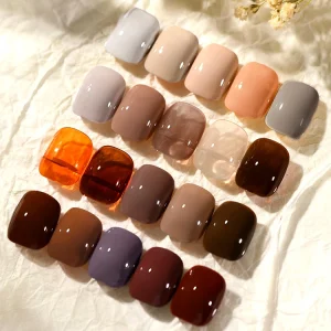 Professional Nail Supplies Art Gel Nail Polish OEM Private Label Pure Color Soak Off UV Gel Polish