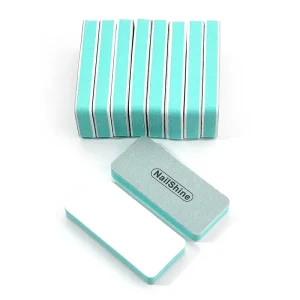 Professional Nailsunshine 2 Way Green White Polishing File 600 3000 Buffer Polisher Shiner Buffer File 600 3000