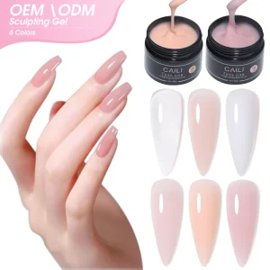 Professional Nude Color UV Gel Nail Extension Beauty Personal Care Supplies $1 Sample Hard Gel Nail Enhancement