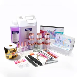 Professional Nude Jade Nail Kit Custom Logo Dipping Powder Kilo Colorful Acrylic Powder Kilo OEM ODM Nail