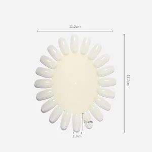 Professional OVAL Shape Nail Tips Nail Art Display High Quality OVAL NAIL Color Chart