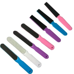Professional Plastic Nail Buffer Block File With Sandpaper