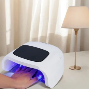 Professional Portable Home Nail Lamp for Gel Polish with Timer 80W Dual UV LED Light Source 1 Year Warranty