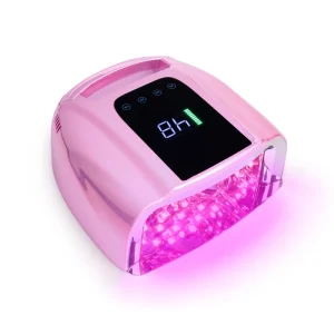 Professional Quickly Wireless Nail Lamp for Gel PINK 4 Hours Life Lamp