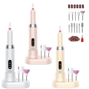 Professional Rechargeable Nail Drill Powerful Electric Nail Drill Fast Polishing and Trimming Nail Products