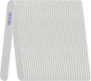 Professional Reusable Manicure & Pedicure Tools Emery Boards Sand Paper Nail File 180 240 Grit Wood Double Sided Fingernail File