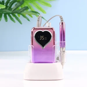 Professional Salon Brushless Nail Tool Rechargeable Nail File Pedicure Machine 35000RPM Electronic Nail Drill