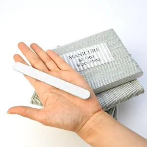 Professional Sandpaper Buffers Slim Crescent Grit 180 240 Tools Disposable Nail Files