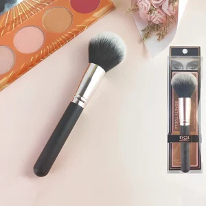 Professional Single Wooden Handle Loose Powder Makeup Brush Large Soft Synthetic Hair Blush Brush Facial Makeup Beauty Tools