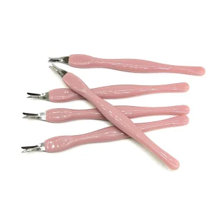 Professional Stainless Steel Cuticle Pusher and Scraper Set