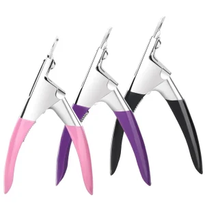 Professional Stainless Steel Manicure Kit Nail Clippers & Acrylic False Nail Cutters for Nail Tips (13×8.5cm)