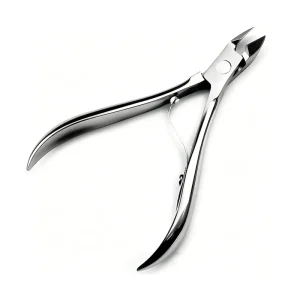 Professional Stainless Steel Nail Cuticle Nippers with Wide Jaw Opening for Finger & Toe Nails Durable Beauty Tool