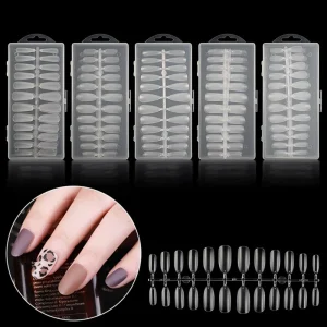Professional Transparent Nail Tips Full Cover Artificial Finger Nails Art Tips