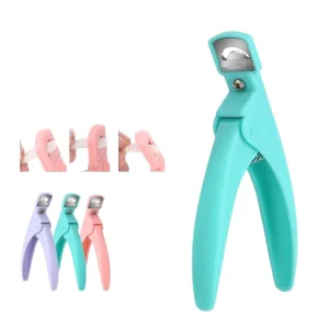 Professional U-shaped French-style Nail Clippers Curved Edge Nail Art Clippers 3-color Nail Tip Cutters