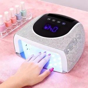Professional X30 High Power 96W Nail Dryer UV LED Lamp with Diamond for Salon Use