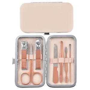 Promo 7piece Stainless Steel Nail Clippers Cutter Kit Nail Care Manicure Set