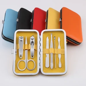 Promotional 7 in 1 Nail Clipper Scissors Nail Cutter Pedicure Manicure Set